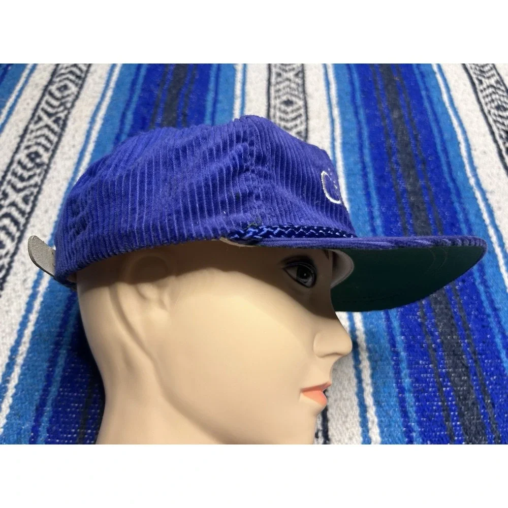 Vintage 80s 90s Bally's Grand Casino Atlantic City Corduroy Rope Hat Strapback